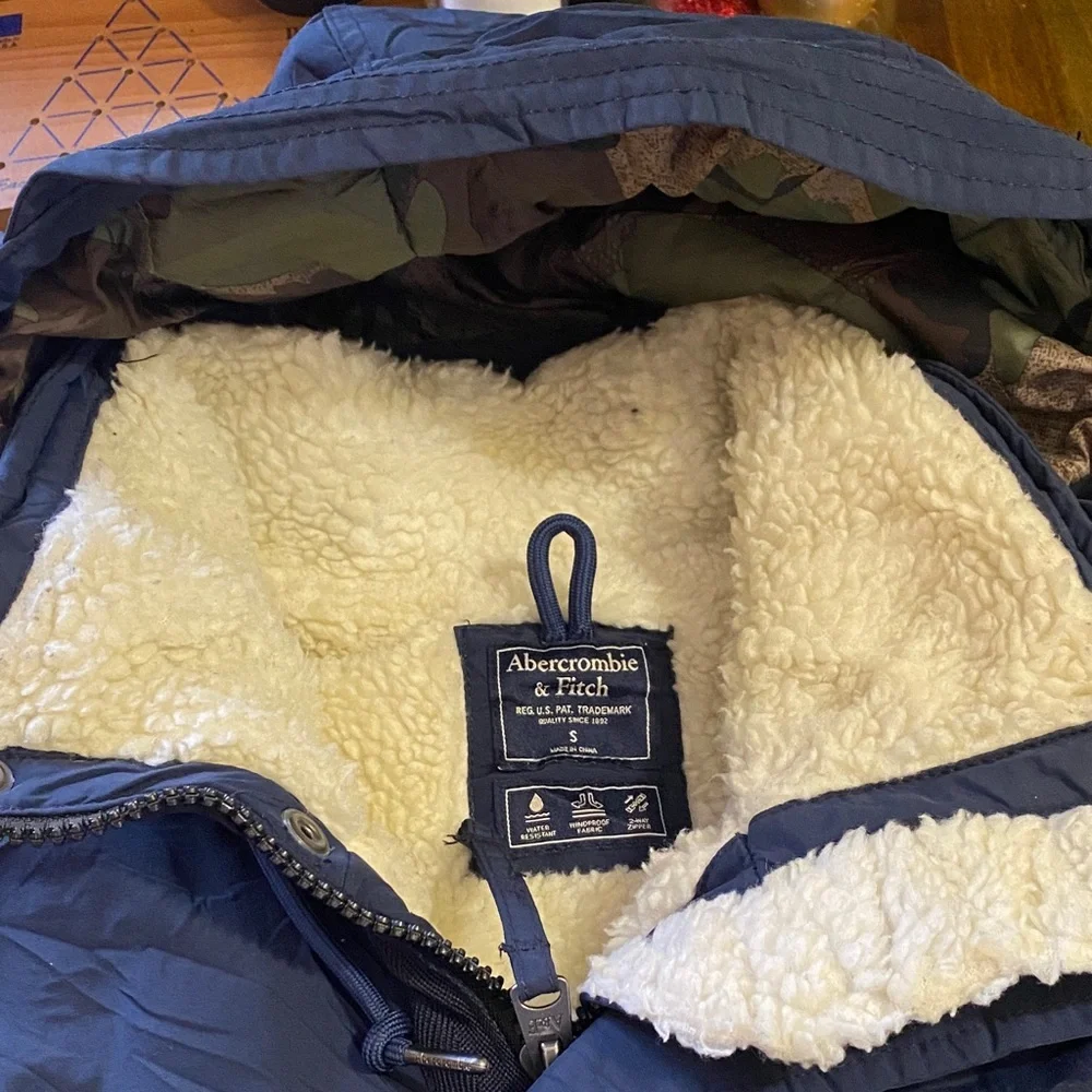 Abercrombie & Fitch Navy Field Jacket - Picture 2 of 11